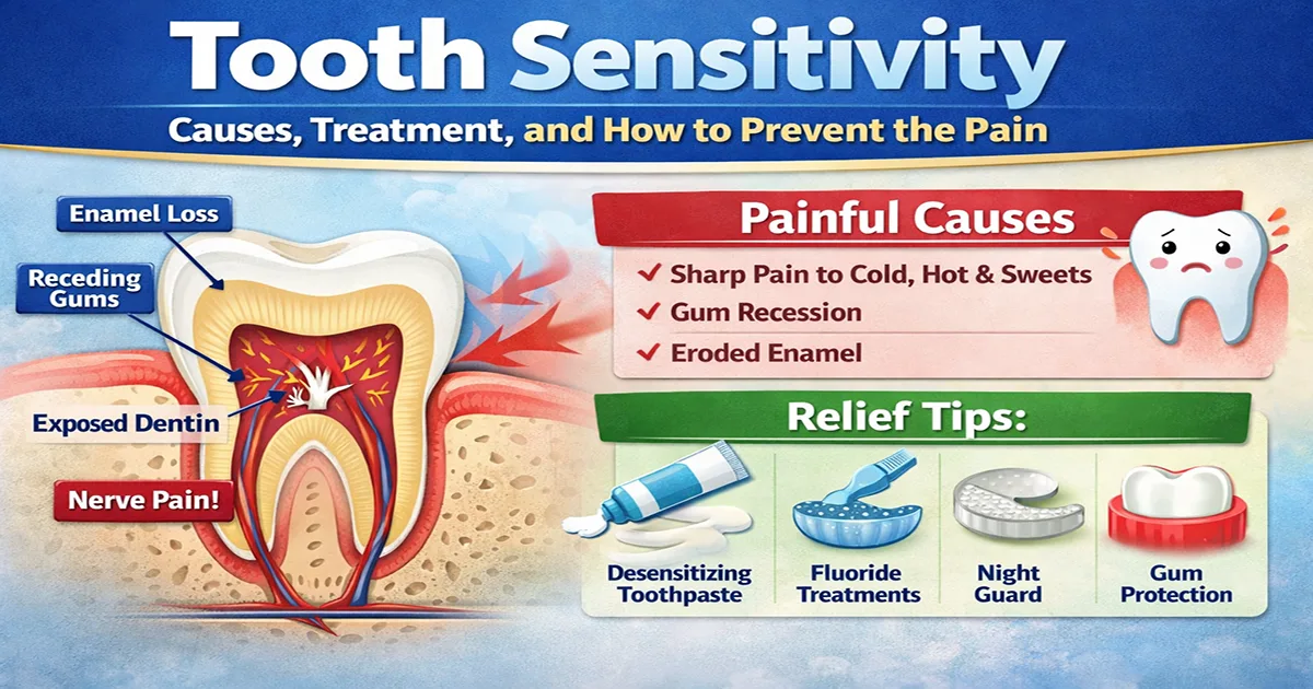 Tooth Sensitivity: Causes, Treatment, and How to Prevent the Pain